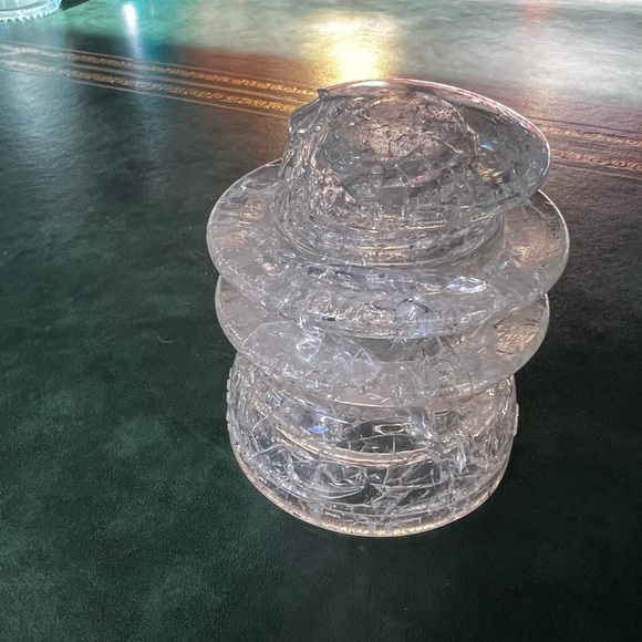 Antique Vintage Glass Insulator Telephone Wire Insulator - Picture 6 of 6